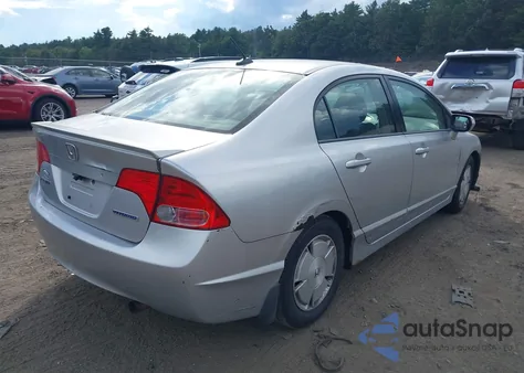 2007 Honda Civic Hybrid z USA, uszkodzony, nr VIN JHMFA36227S023732